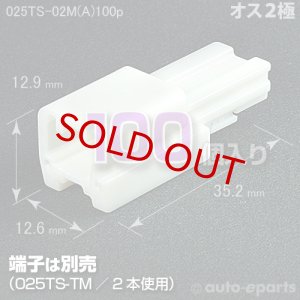 画像1: 025型TS/オス2極カプラ(A)100pack